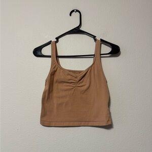 5/$55 !! 🔥 American Eagle Outfitters Tan Crop Top